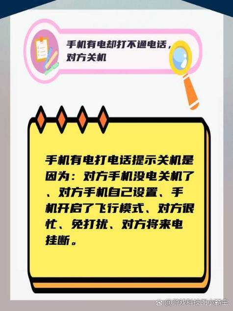 对方电话没关机打电话老是提示关机缩略图