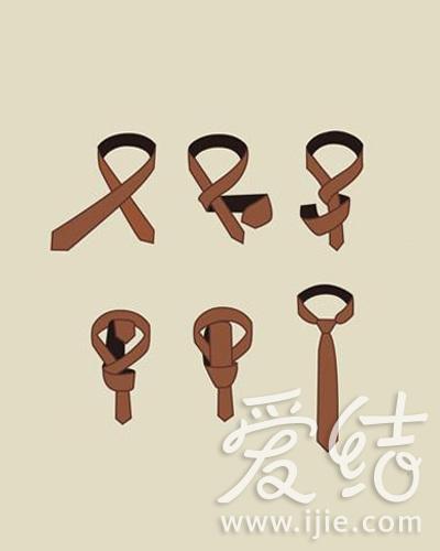 男士打领带步骤图解图标