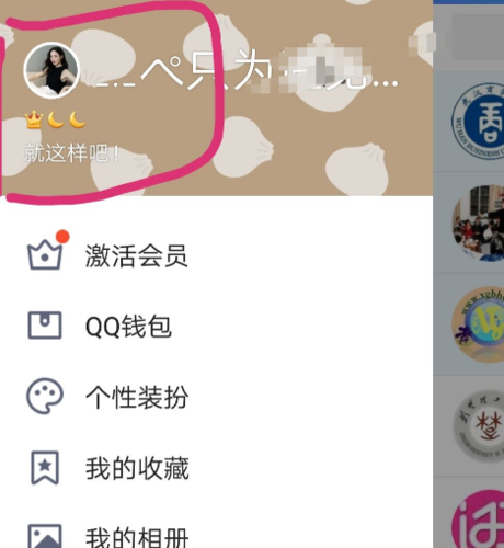 手机qq个人资料在哪里看缩略图