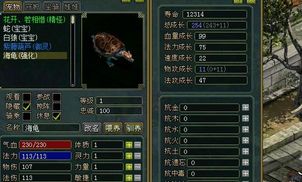 问道海龟值得进化吗游戏截图