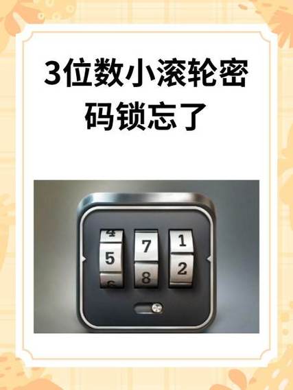 3位滚轮密码锁忘记密码怎么办图标