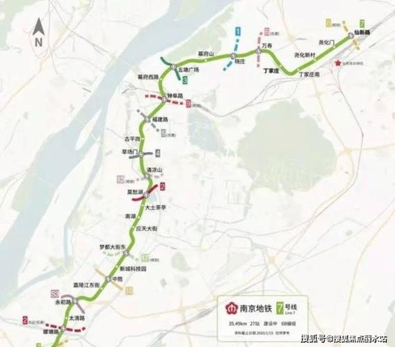 南京地铁s2号线线路图缩略图